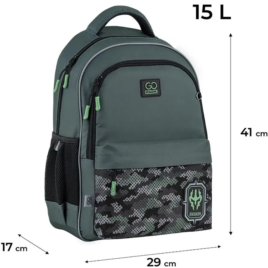 Рюкзак GoPack Education 182M Legion (GO25-182M-5) - фото 3