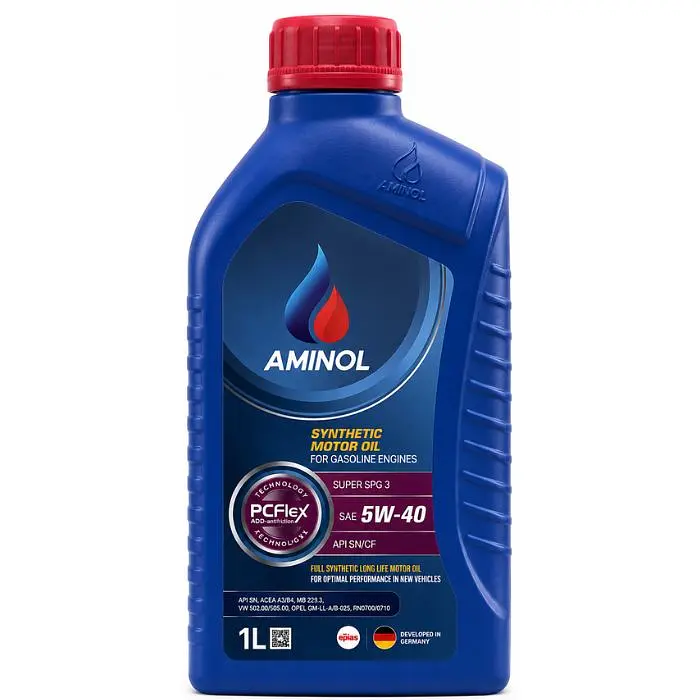 Автомобільна мотрона олива Aminol Super SPG3 5W40 1л