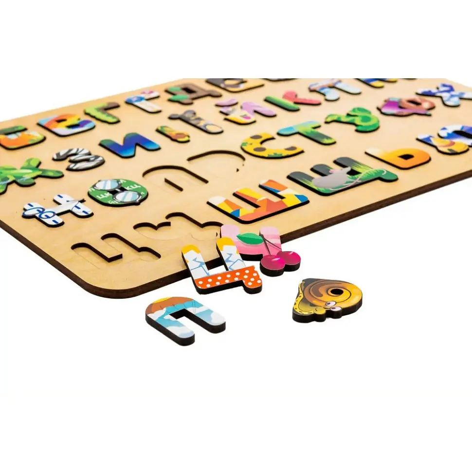 Детский деревянный сортер А3 Азбука PuzzleOK АртА3-30273 - фото 2