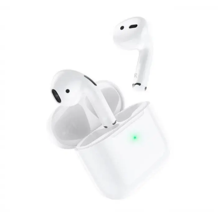 Беспроводные наушники вкладыши Bluetooth Стерео Гарнитура Hoco EW03 Original series true Белые - фото 2