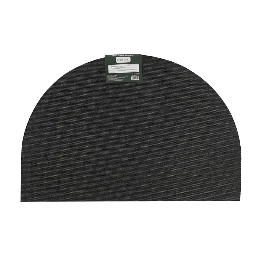 Килимок придверний Eco Fabric Луска півколо без кромки коричневий 40 х 60 см (4060-019) - фото 4