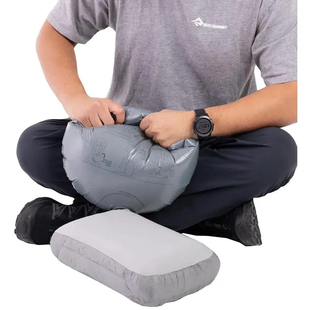 Подушка Sea To Summit Aeros Down Pillow L Neutral grey - фото 5