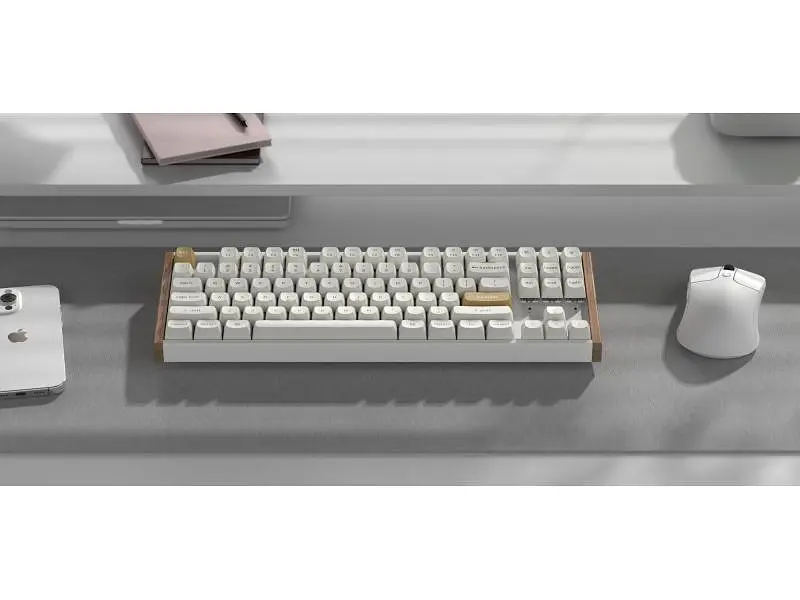 Клавіатура Keychron K8 HE Special Edition Magnetic Wood White (K8H-Q1) - фото 2