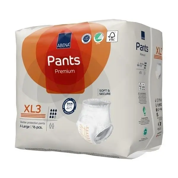 Підгузки-трусики для дорослих ABENA Pants Premium XL3 (2600 мл.) - фото 2