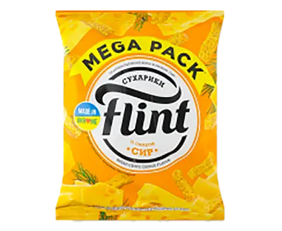 Сухарики Flint пшенично-житні Сир 100 г