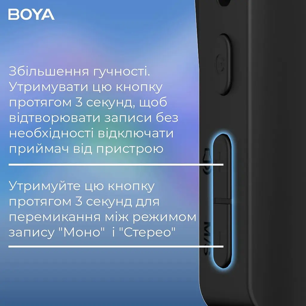 Мікрофон Boya BY-V35 TRS for camera Black (BY-V35) - фото 12