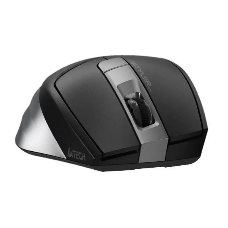 Миша бездротова A4Tech Fstyler FG35 (Grey), USB, колір чорний+сірий - фото 4