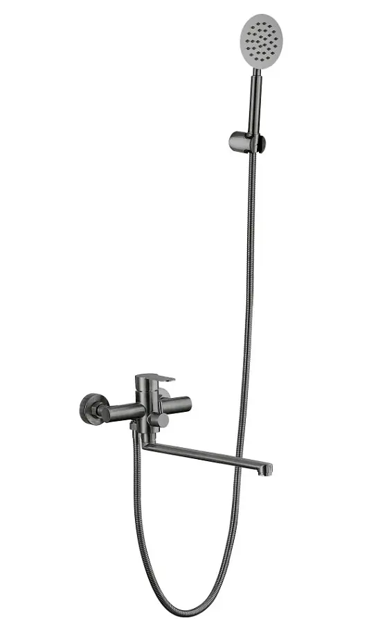 Смеситель для ванны Brinex Pure 005 Graphite BRIPUR005GRP - фото 2