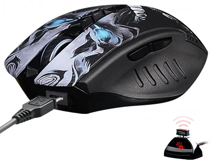 Мышь игровая A4Tech Bloody R80 Plus Skull - фото 3