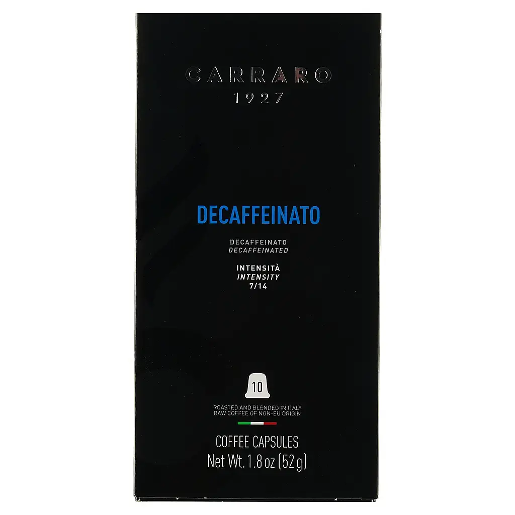 Кава в капсулах Nespresso Carraro Decaffeinato Aromatico 10 шт