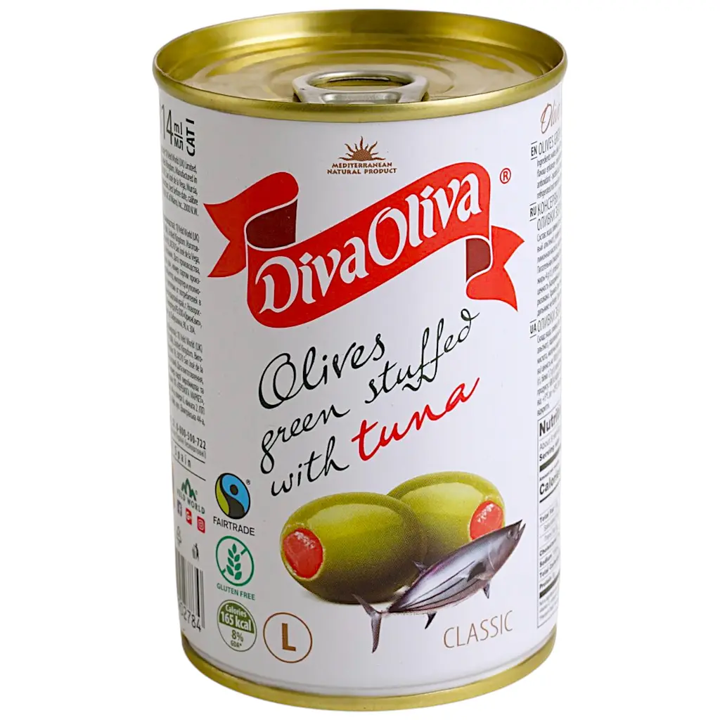 Оливки з тунцем Diva Oliva 300 г - фото 2