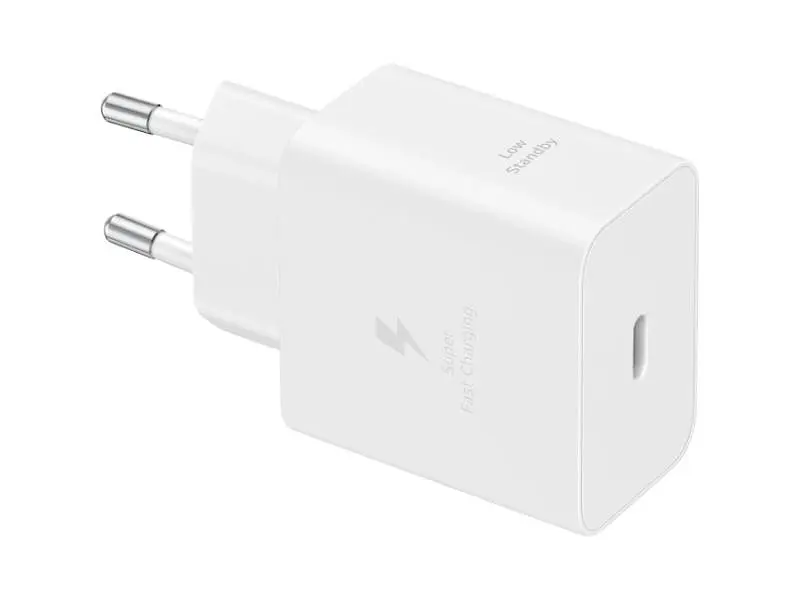 Мережевий зарядний пристрій Samsung Fast Charging Type-C 45 W with Cable White (EP-T4511XWEGEU) - фото 2