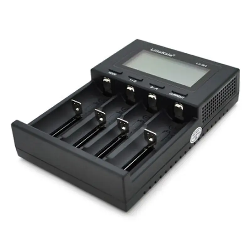 Зарядний пристрій для акумуляторів Liitokala 4 Slots, LED display, 5V Type C, 3.7V/1.2V AA/AAA 18650/26650/16340/14500/10440/18500 (Lii-M4) - фото 2