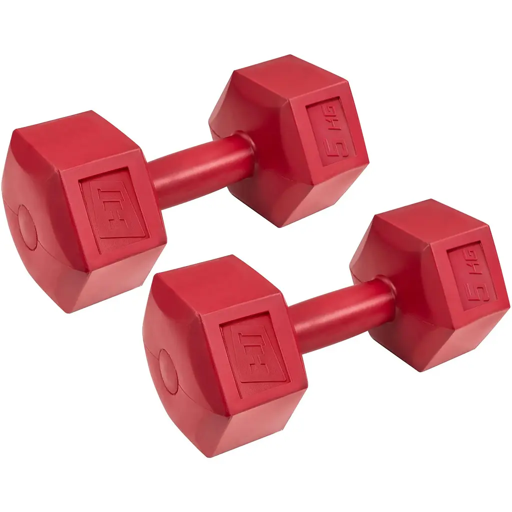 Гантели для фитнеса Hop-Sport HS-C050DH композитные 2х5кг - фото 2