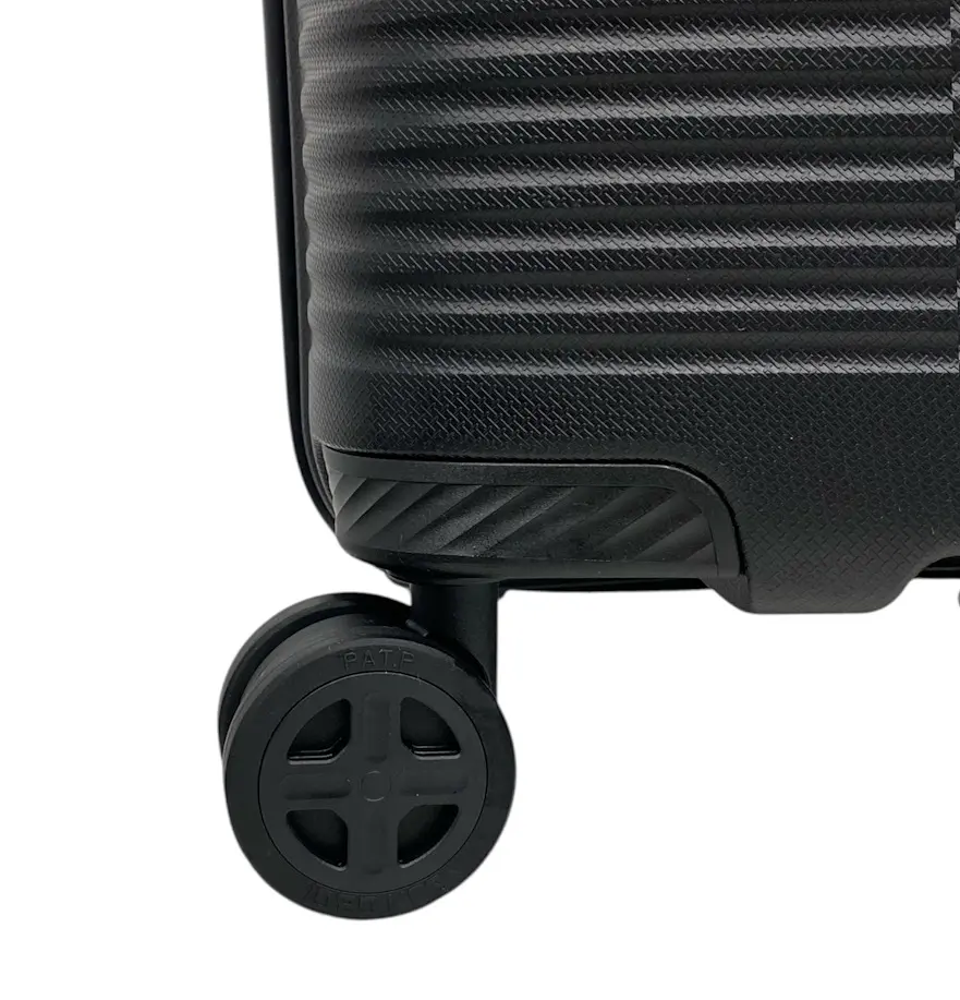 Валіза велика Airtex 252 з розширенням Поліпропілен TSA 115 л Чорний - фото 2