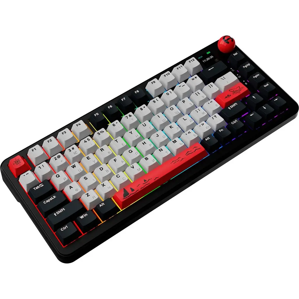 Клавіатура Ajazz AK820 Max Avocado Switch Black (AK820MAX-AS-BG) [129510] - фото 5