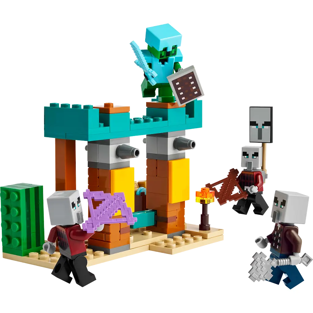 Конструктор LEGO Minecraft Пустынный патруль разбойника 105 деталей (21267) - фото 2