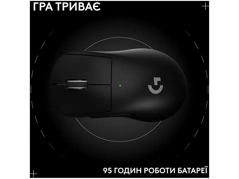 Миша Logitech Pro X Superlight 2 Dex Black (910-007357, 910-007359) - фото 2