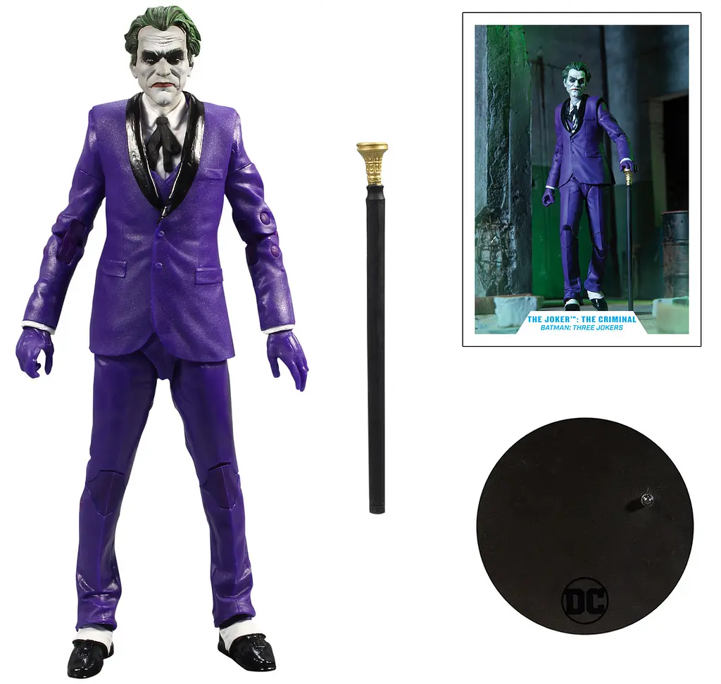 Фигурка McFarlane Toys DC Multiverse Джокер Джокер (The Criminal) 18 см WST DC JC - фото 4