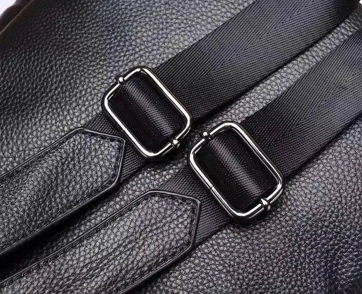 Шкіряний класичний жіночий рюкзак чорний 94083 Tiding Bag - фото 7