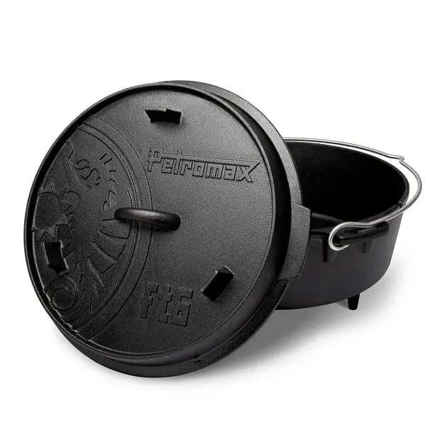 Казан-жарівня чавунна Petromax Dutch Oven ft6 на ніжках 5.5 л (1017-ft6) - фото 4