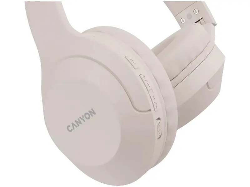 Навушники з мікрофоном Canyon BTHS-3 Beige (CNS-CBTHS3BE) - фото 4