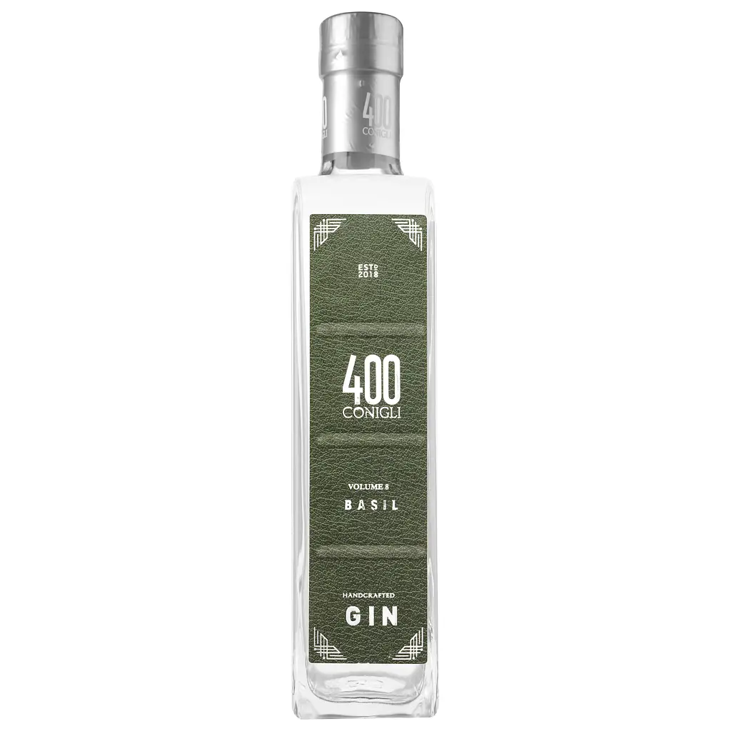 Джин 400 Conigli Volume 8 Basil, 44%, 0,5 л - фото 2