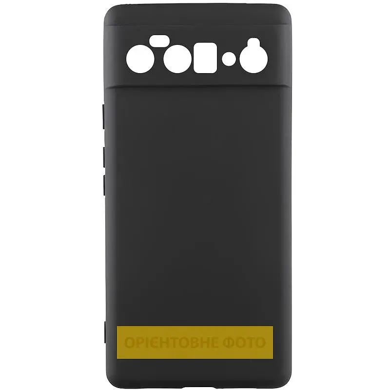 Чохол TPU GETMAN Liquid Silk Full Camera для Motorola Edge 60 Fusion Чорний / Black
