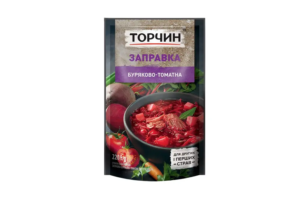 Заправка "Буряково-томатна" ТМ "Торчин", 220 г