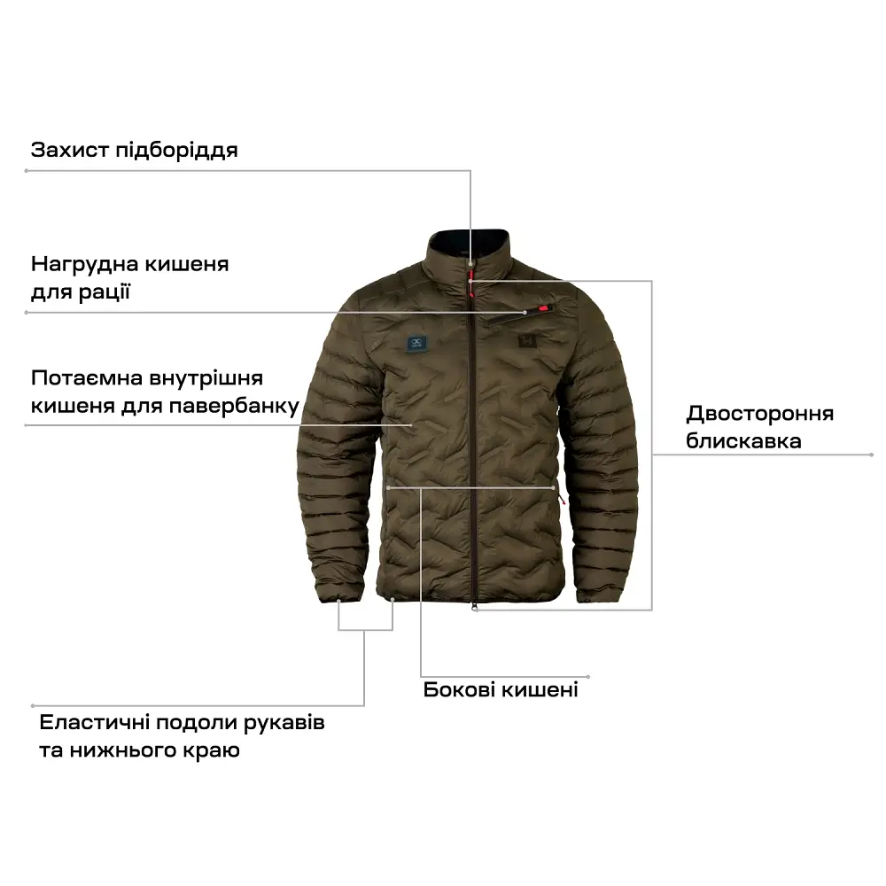 Куртка Harkila Clim8 Insulated XL Green - фото 6