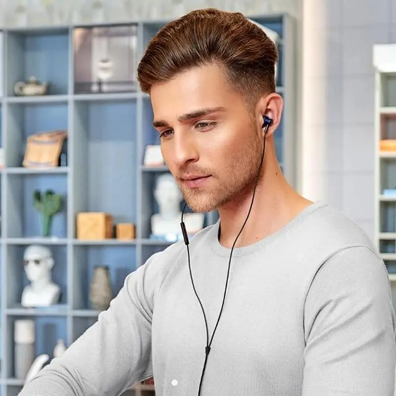Навушники з мікрофоном XiaomiDouble DynaXiaomic Earphone Blue SDQEJ06WM BHR4556CN - фото 3