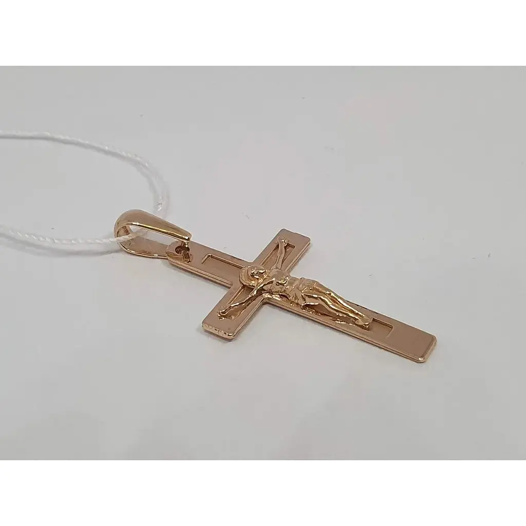 Золотий хрестик Favoritum Розп'яття Христа. 133-ИС - фото 3