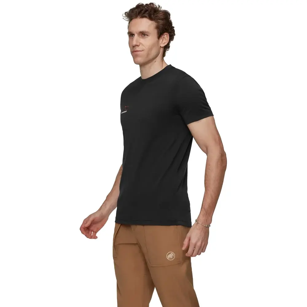 Футболка Mammut Mountain T-Shirt Eiger L black - фото 4