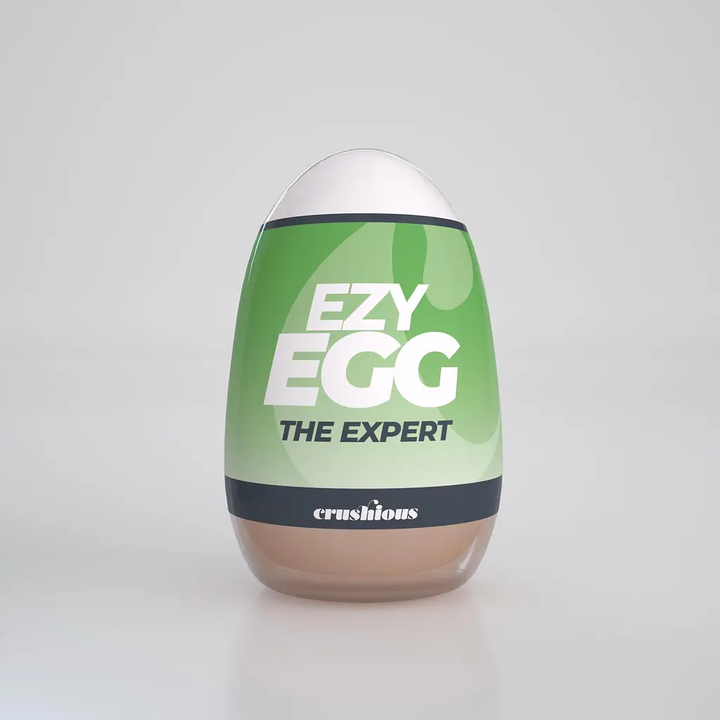 Мастурбатор яйце Crushious Ezy Egg Tne Expert (тілесний) - фото 11