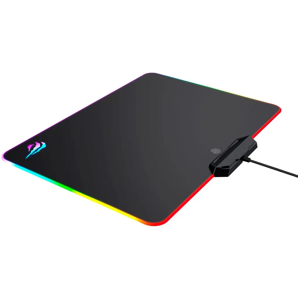Коврик для мыши Havit HV-MP909 с RGB подсветкой черный (HV-MP909) - фото 5