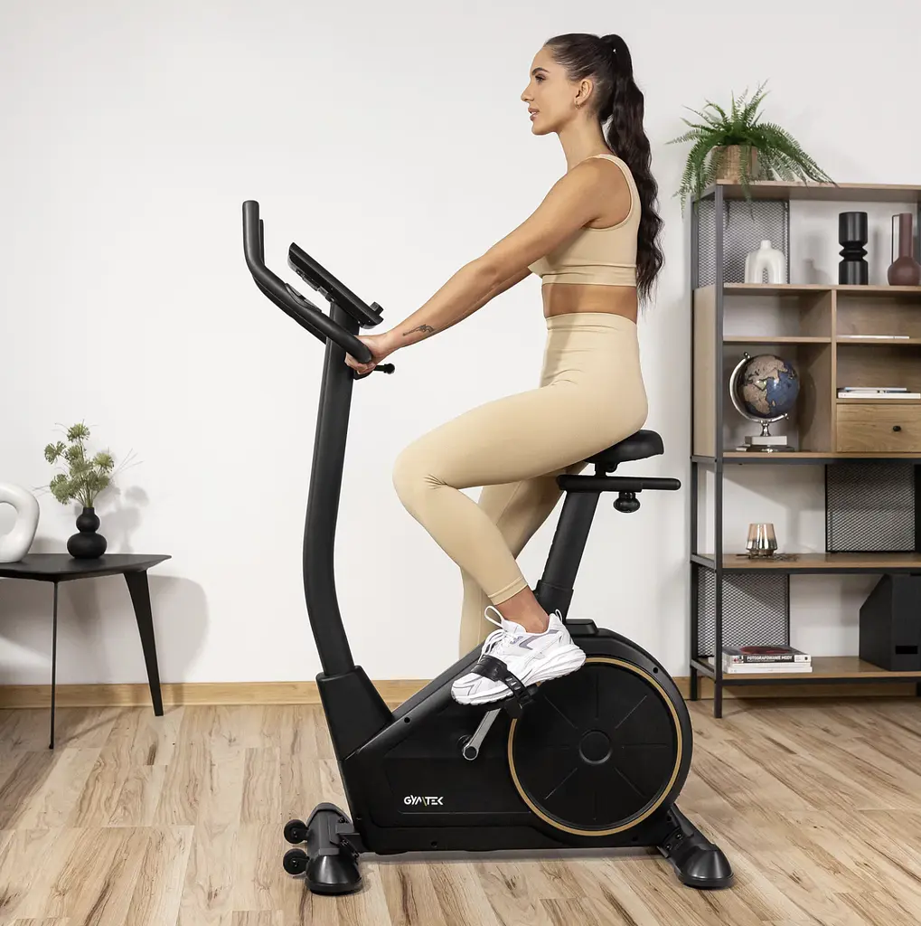 Велотренажер Gymtek XB2500 електромагнітний золотистий - фото 11