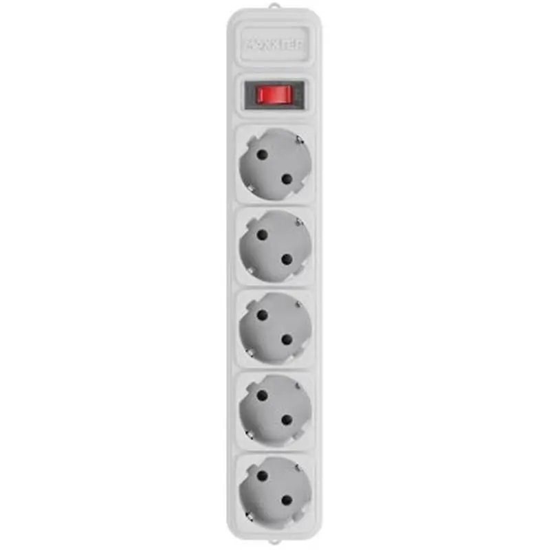 Фільтр живлення Maxxter 5 розеток 3м сірий (SPM5-G-10G) - фото 2