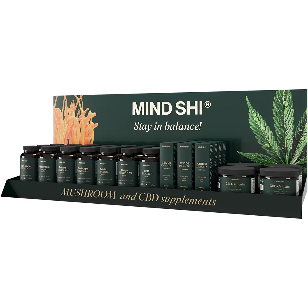 Набір дієтичних добавок Mind Shi з грибами та CBD 37 шт. - фото 2