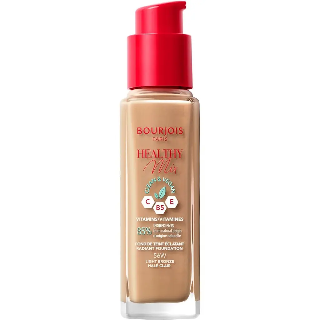 Тональная основа Bourjois Healthy Mix Clean & Vegan тон 56W (Light Bronze) 30 мл - фото 2