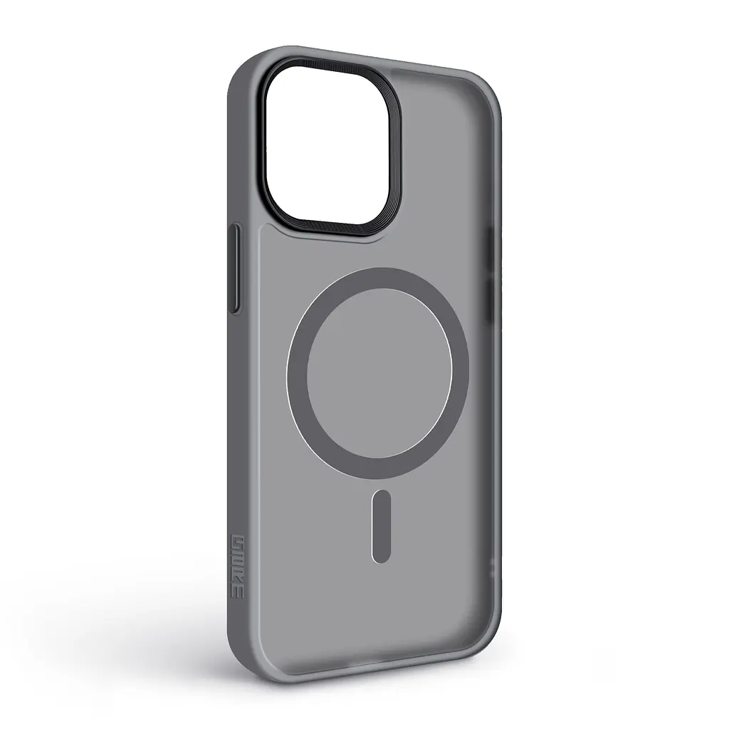 Чехол для Apple iPhone 15 Pro Max, Uniq MagCase, серый, противоударный, панель-накладка с магсейф, ударопрочный TPU+PC, с магнитом MagSafe, поддержка полноценной беспроводной зарядки, ArmorStandart (ARM75277) - фото 2
