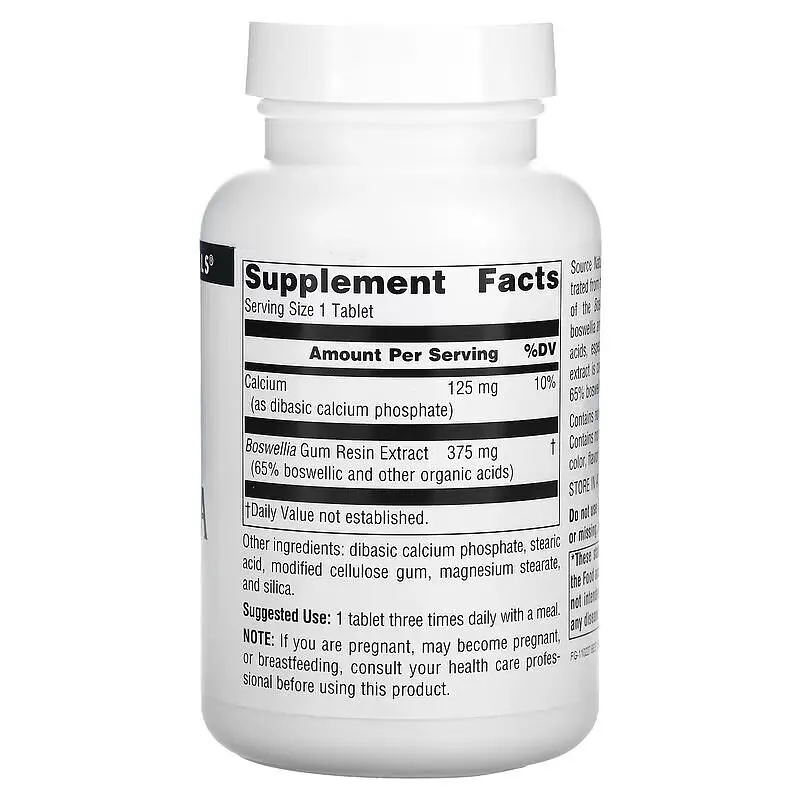 Натуральна добавка Source Naturals Boswellia Extract, 100 таблеток - фото 2