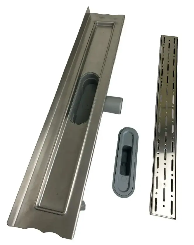 Душовий канал з горизонтальним фланцем Maxiflow Standart Line 60 см решітка Дощ 4053.0Y050K.060.1 - фото 5