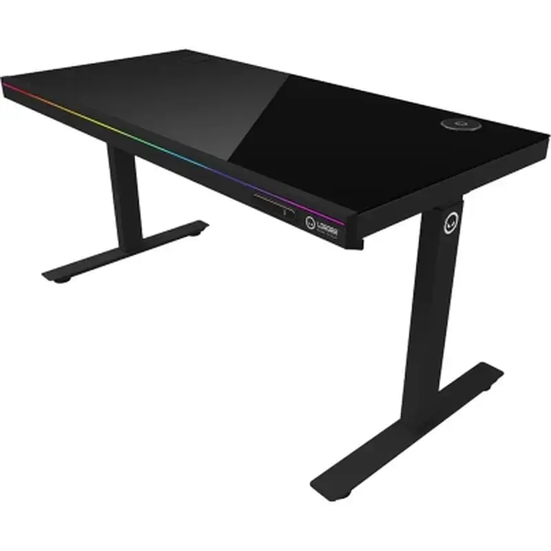 Комп'ютерний стіл Lorgar PRO 80G Glass Black (LRG-DP80G) - фото 2