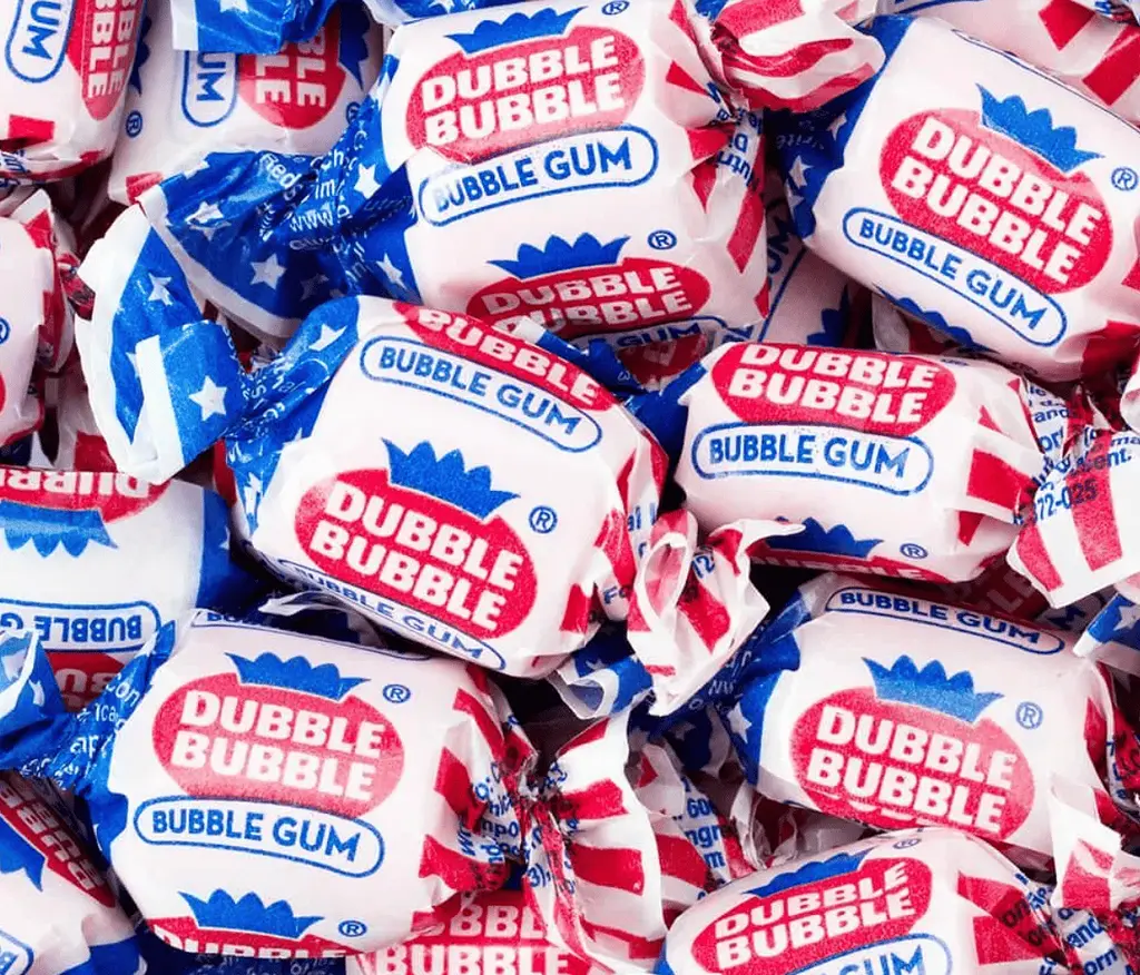 Жувальна гумка Dubble Bubble Flag Twists Bubble Gum 326г - фото 4
