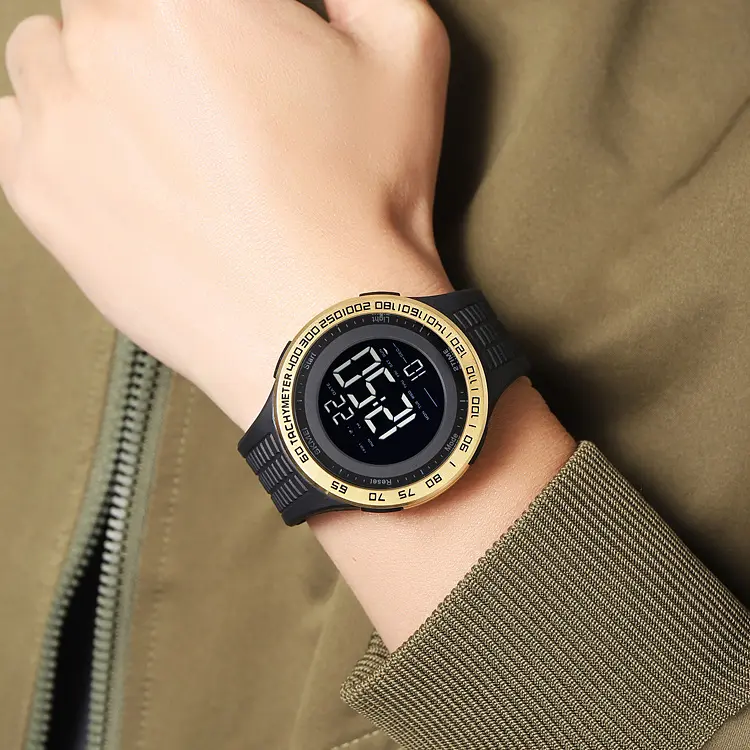Чоловічий наручний годинник 2155GD Gold Skmei acs0030226 - фото 4