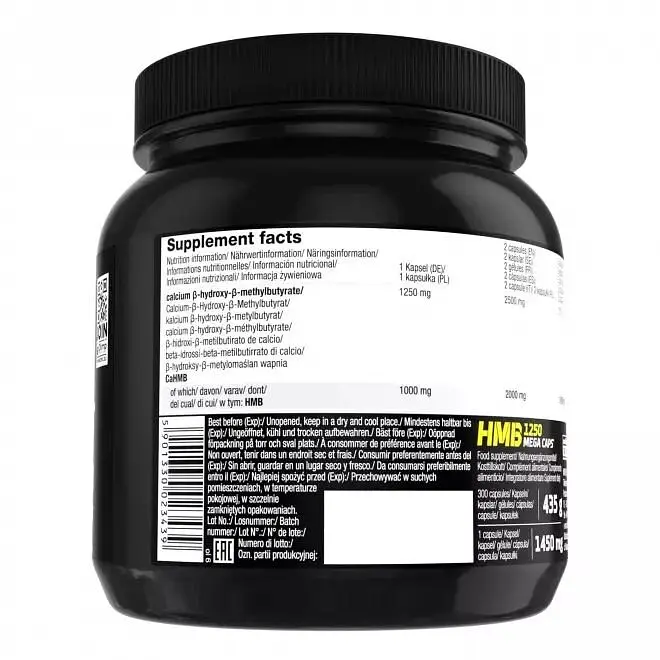Післятренувальний комплекс Olimp Sport Nutrition HMB 1250 Mega Caps, 300 капсул - фото 2