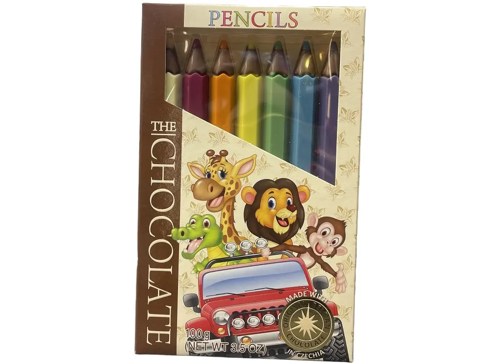 Шоколадні олівці The Chocolate Belgian Chocolate Pencils 100 г (8594019882389)