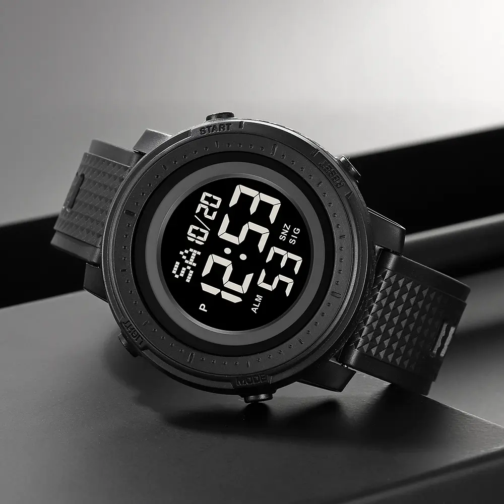 Чоловічий наручний годинник 2215BK Black Skmei acs0030142 - фото 4
