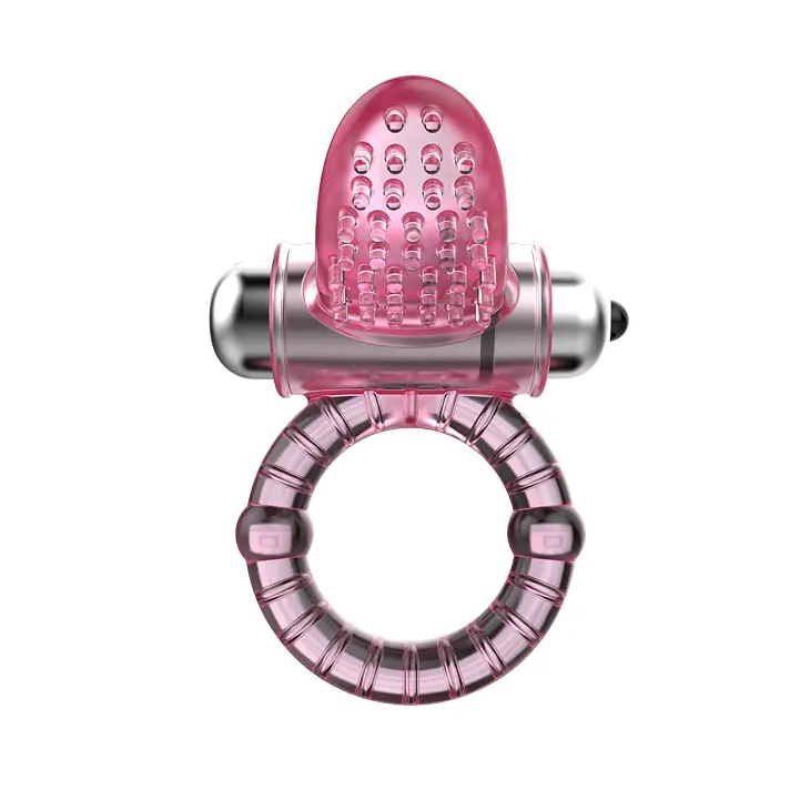 Ерекційне кільце Sweet Vibration Ring рожеве - фото 7