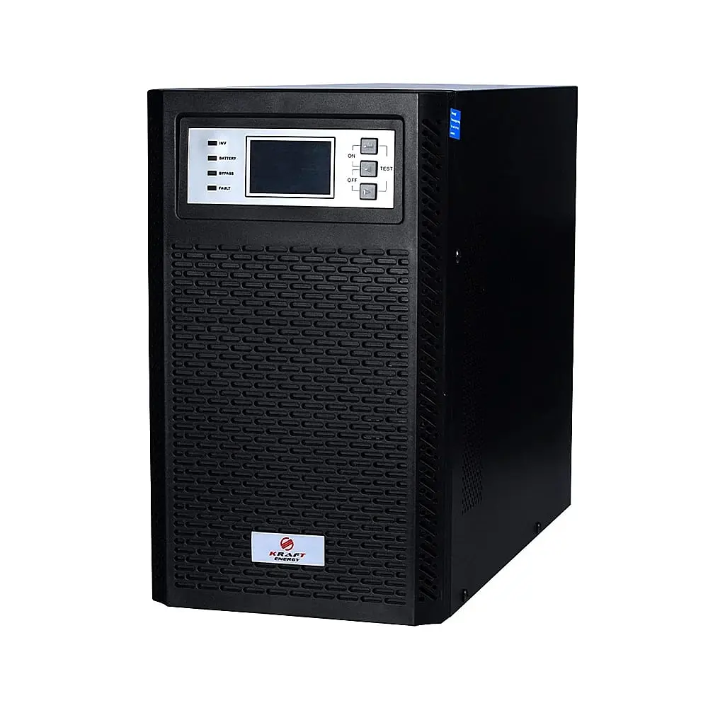 Джерело безперебійного живлення KRF-T3000VA/2400W(LCD) Pro Online UPS Kraft (42-00019) - фото 4